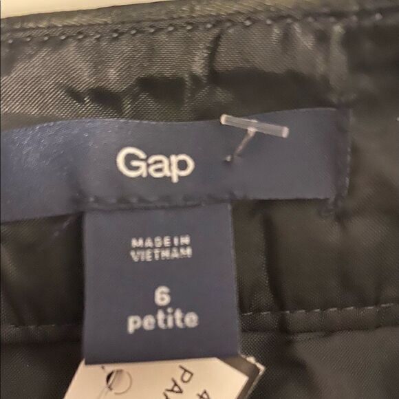 Gap Black Green Lined Patterned Mini Skirt Size 6 - Picture 4 of 10